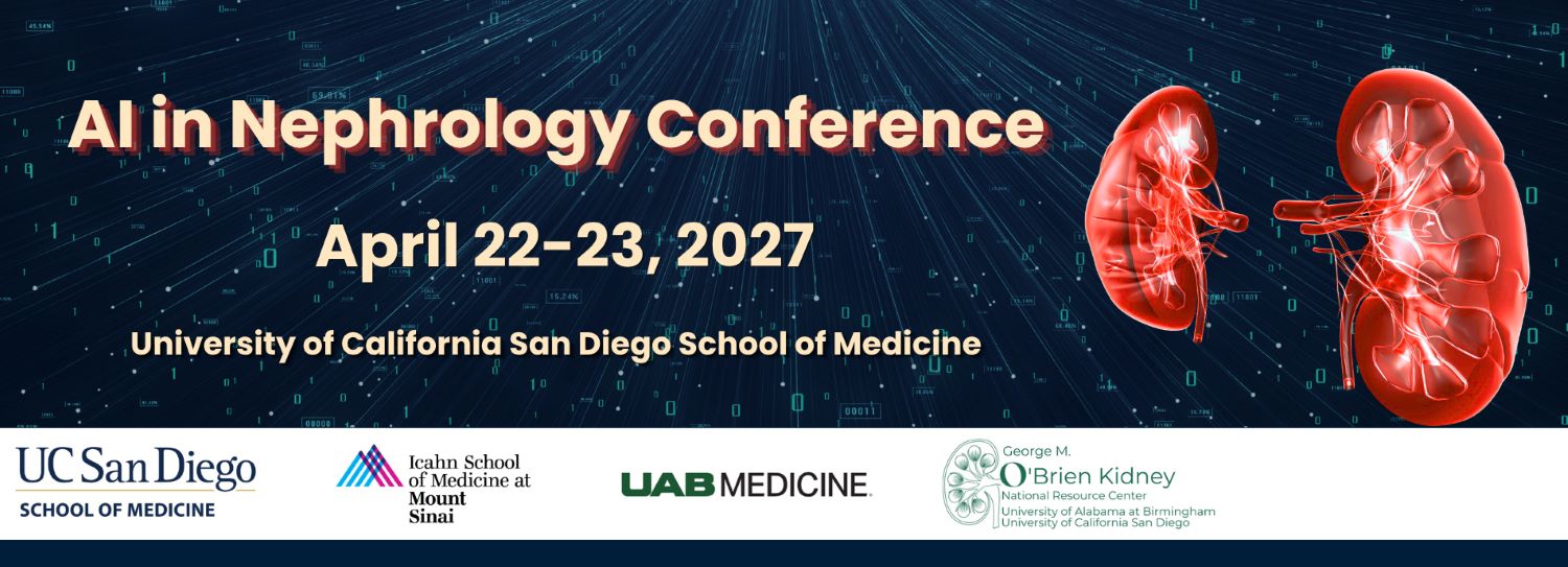 Artificial Intelligence in Nephrology Conference Banner